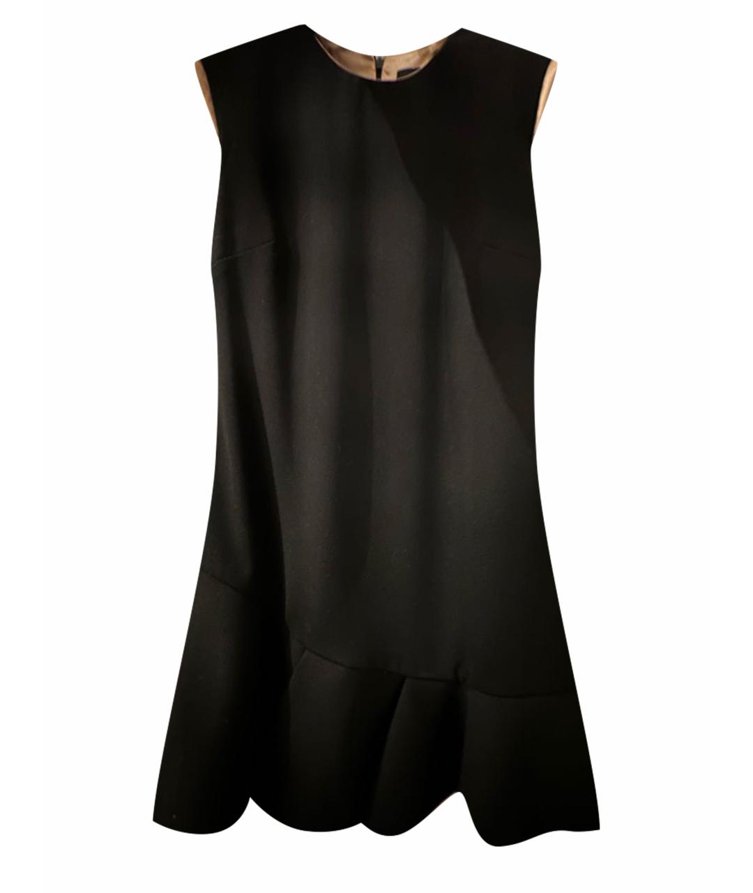 ELISABETTA FRANCHI Черное полиэстеровое коктейльное платье, фото 1