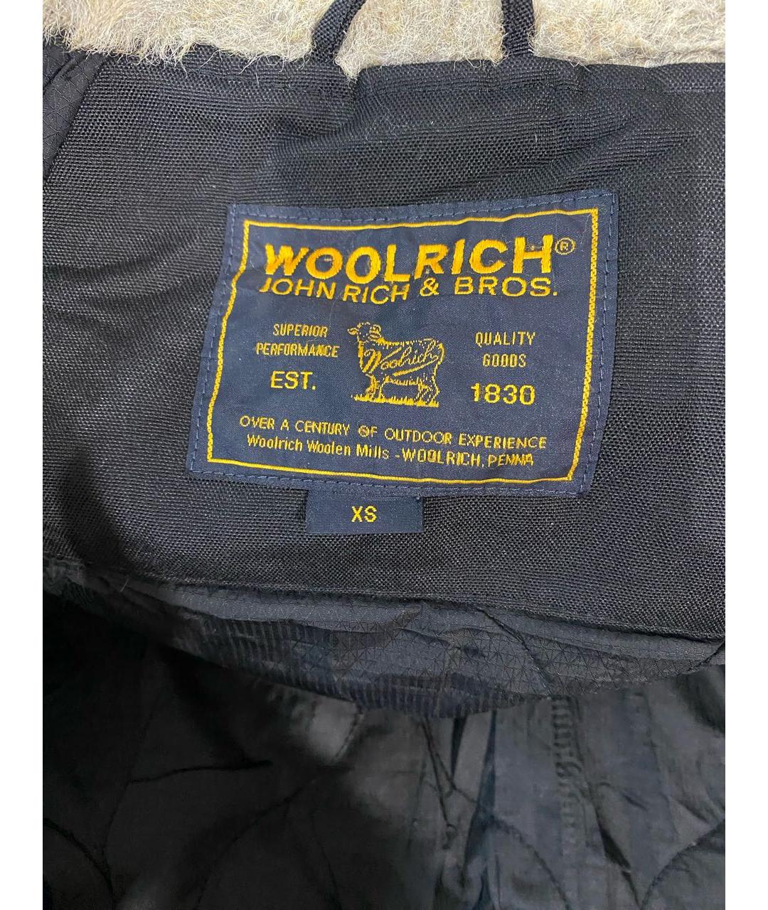 WOOLRICH Черная полиэстеровая куртка, фото 8