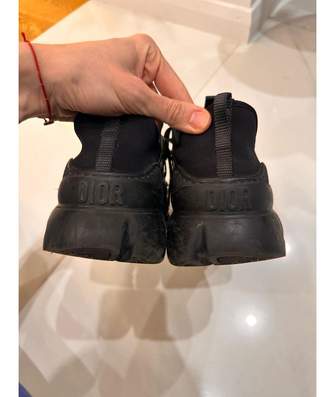 CHRISTIAN DIOR PRE-OWNED Черные текстильные кроссовки, фото 3