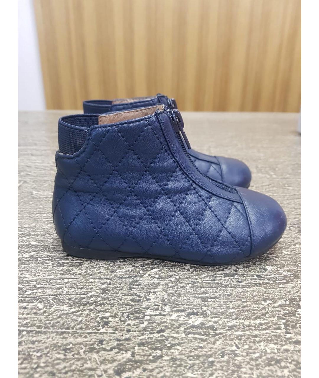 Age Of Innocence Темно-синие кожаные ботинки, фото 5