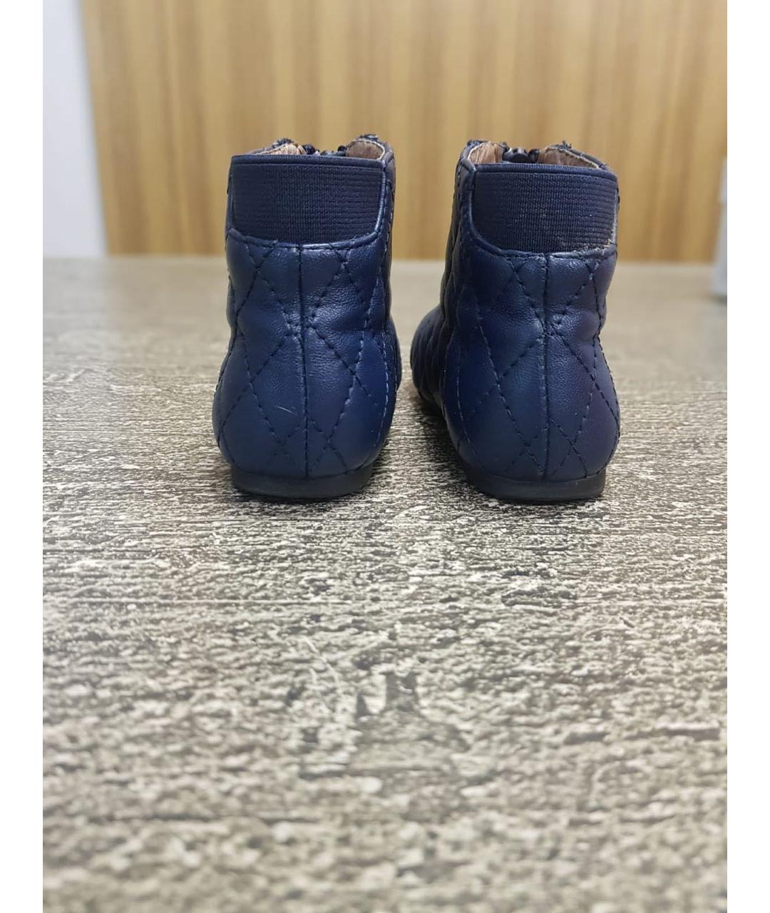 Age Of Innocence Темно-синие кожаные ботинки, фото 4
