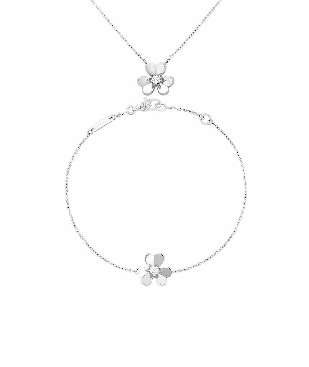 VAN CLEEF & ARPELS Белый комплект из белого золота, фото 1