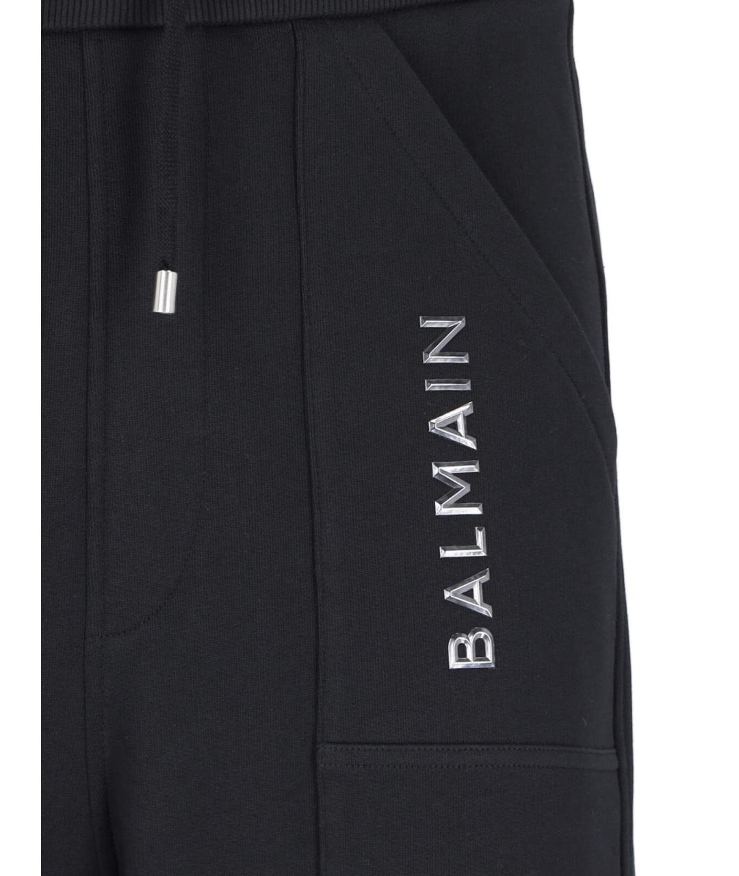 BALMAIN Черные повседневные брюки, фото 4