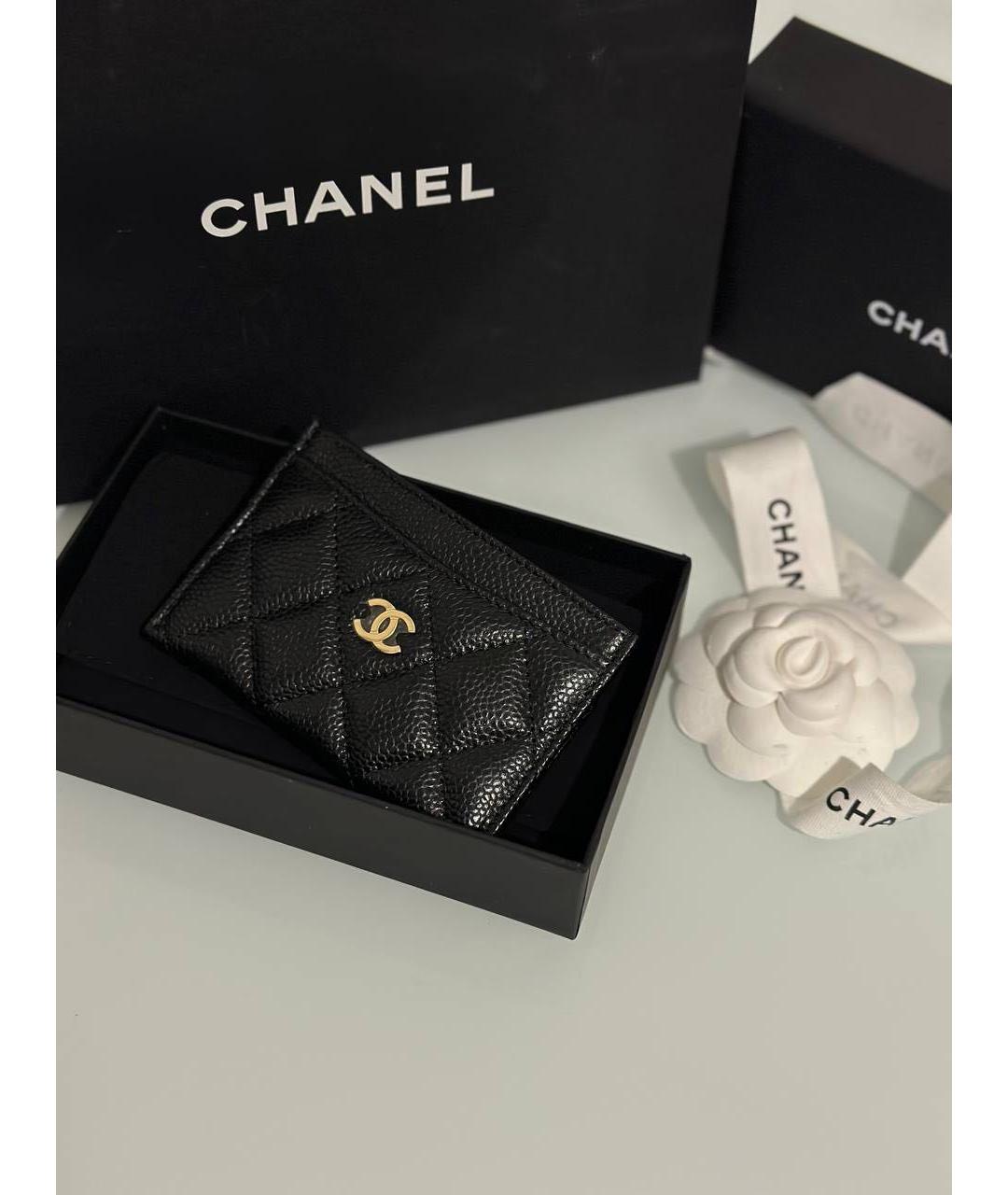 CHANEL Черная визитница, фото 3