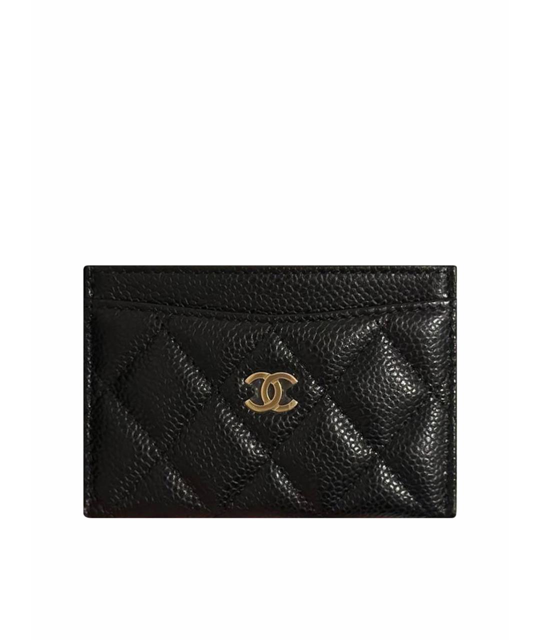 CHANEL Черная визитница, фото 1