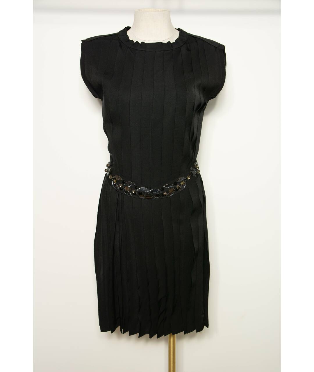 LANVIN Черное вискозное платье, фото 4