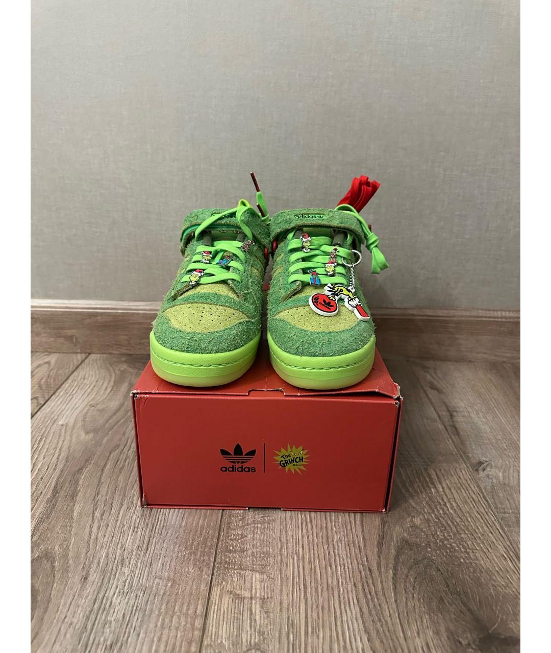 ADIDAS Зеленые низкие кроссовки / кеды, фото 4