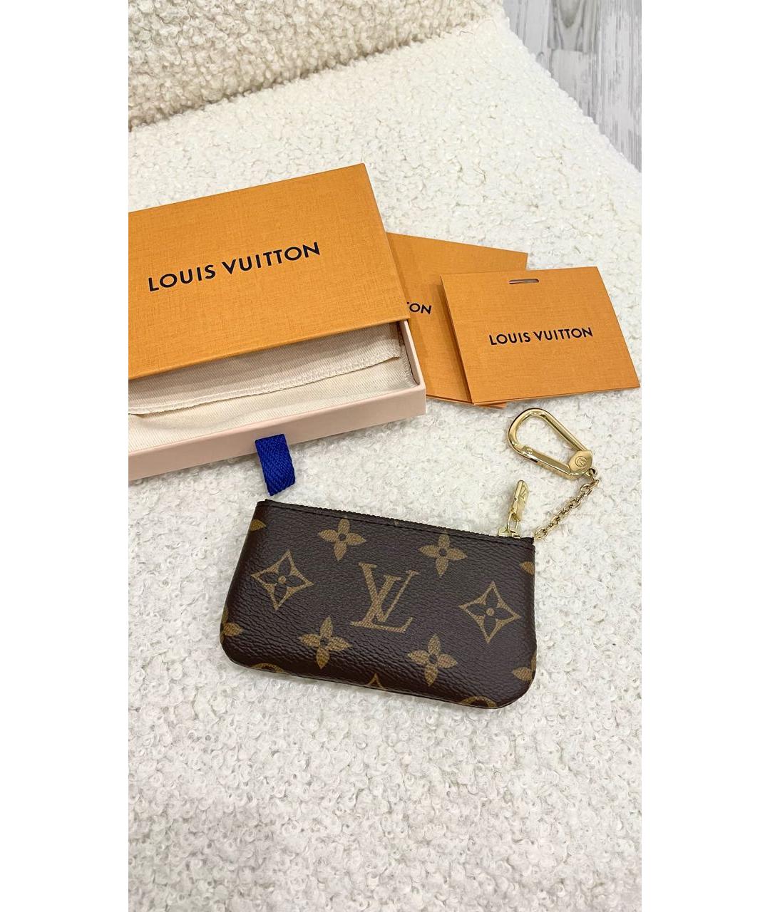 LOUIS VUITTON Коричневая ключница, фото 2