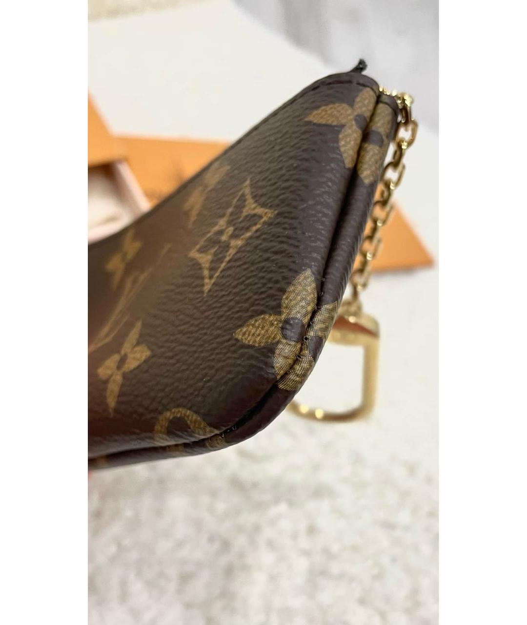 LOUIS VUITTON Коричневая ключница, фото 4