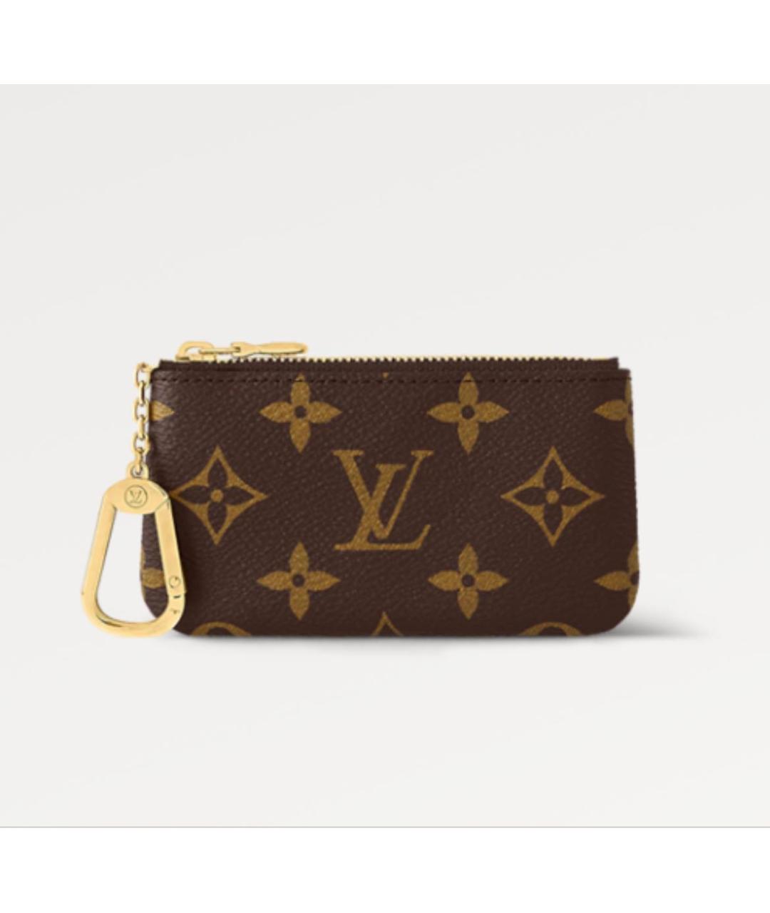 LOUIS VUITTON Коричневая ключница, фото 9