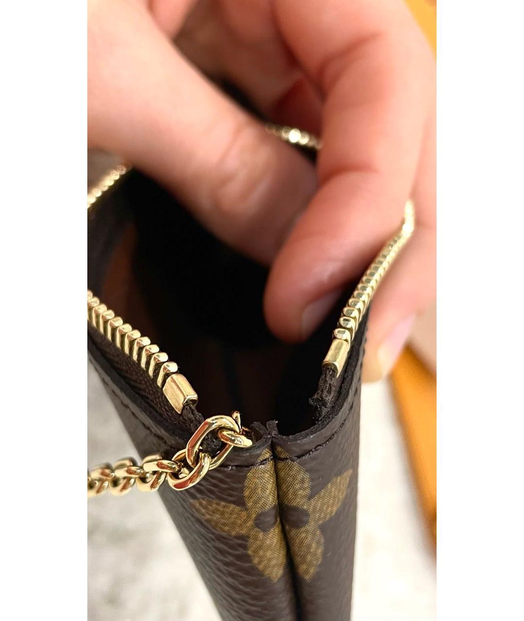 LOUIS VUITTON Коричневая ключница, фото 7