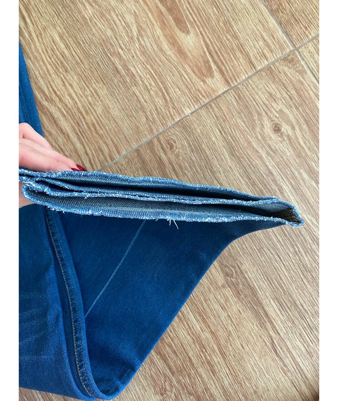 GUCCI Синие хлопковые прямые джинсы, фото 4
