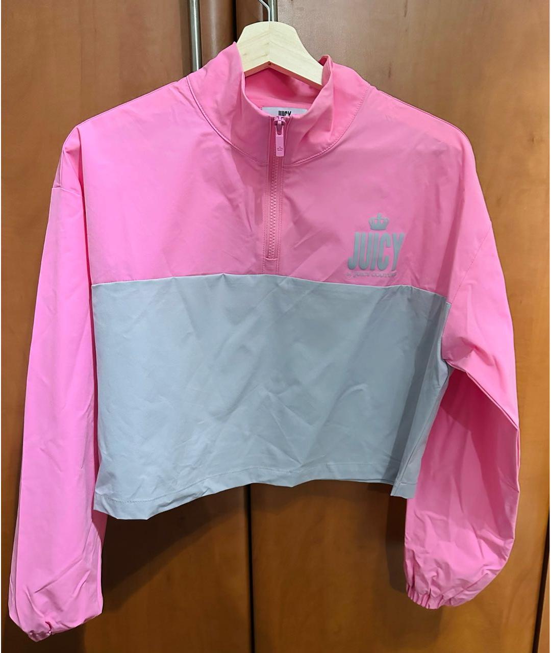 JUICY COUTURE Розовая спортивная куртка, фото 4