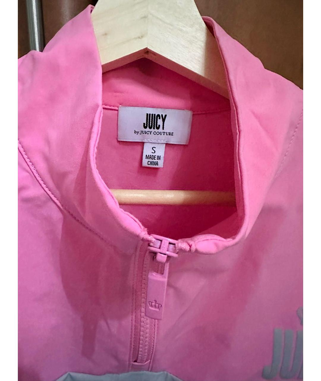 JUICY COUTURE Розовая спортивная куртка, фото 3