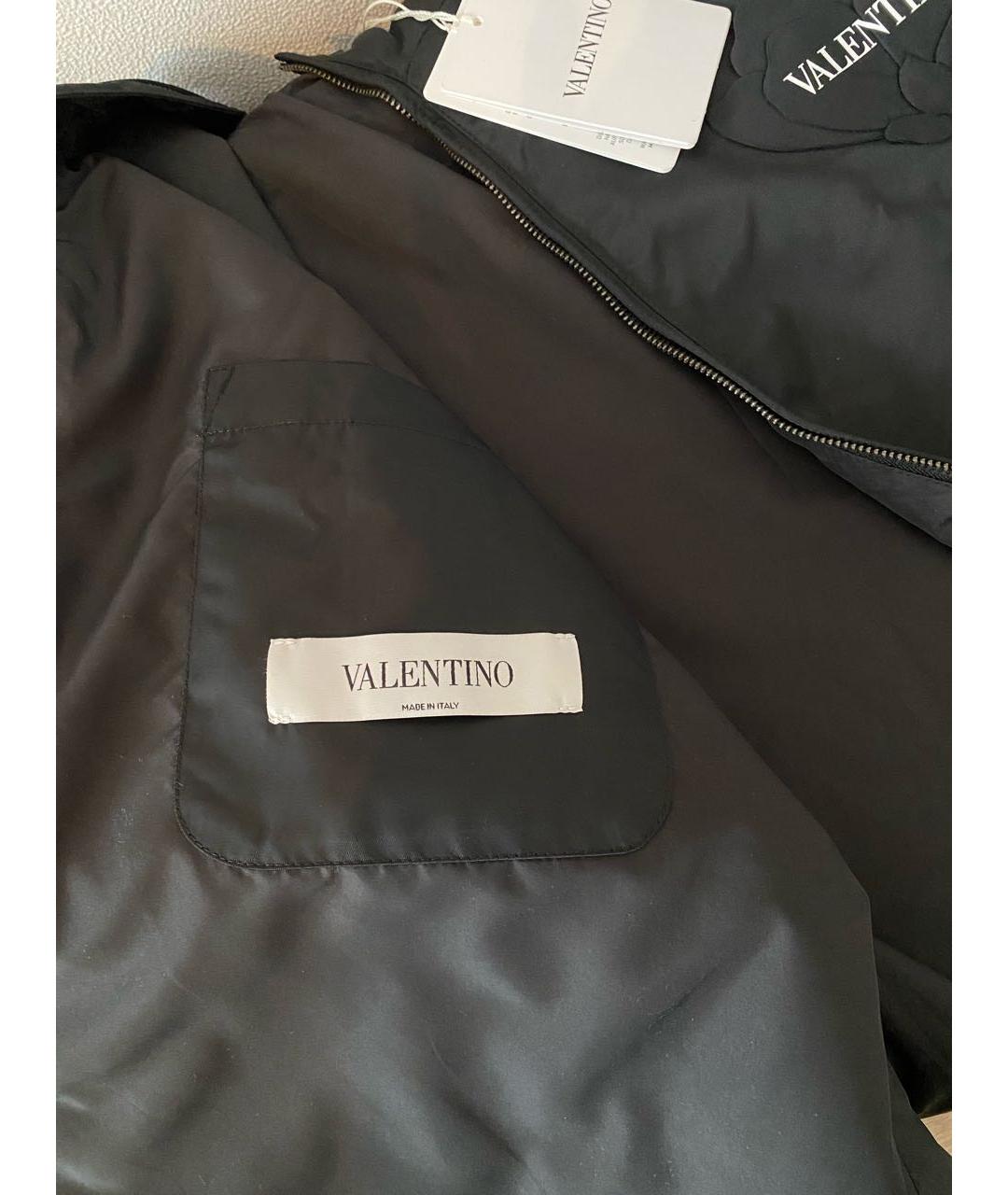 VALENTINO Черная полиамидовая куртка, фото 3