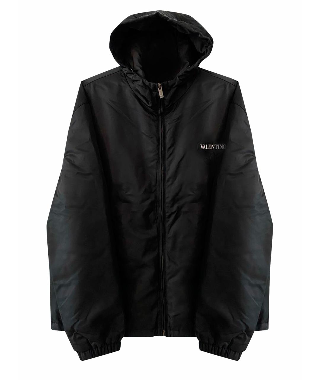 VALENTINO Черная полиамидовая куртка, фото 1