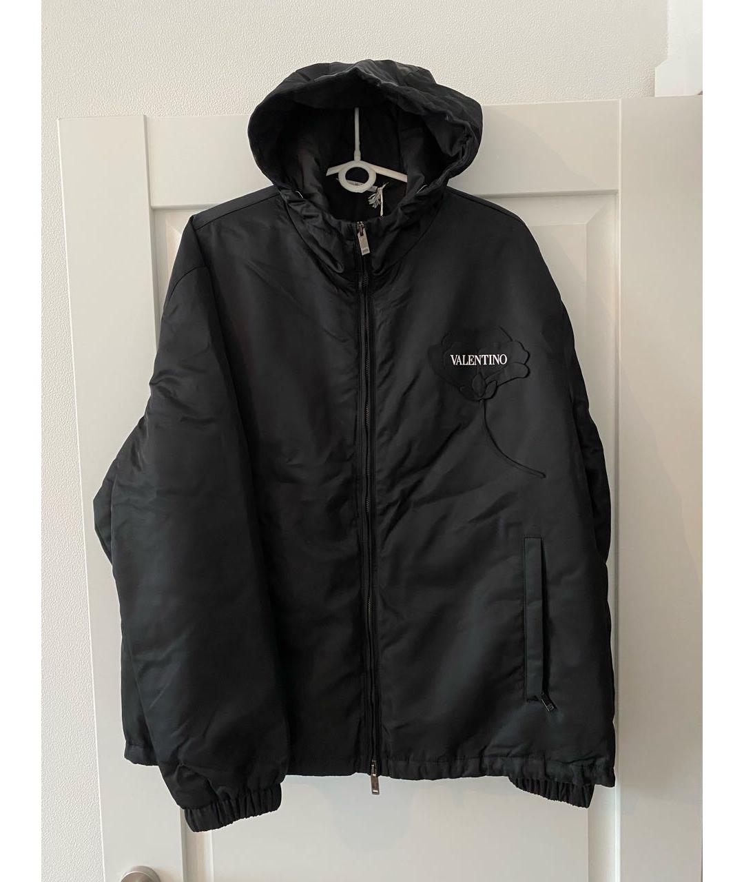 VALENTINO Черная полиамидовая куртка, фото 7