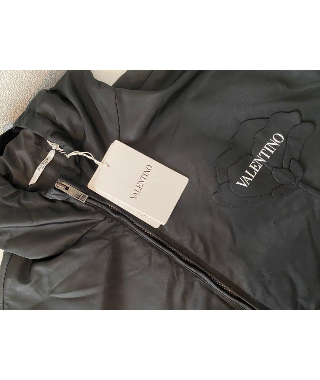 VALENTINO Черная полиамидовая куртка, фото 2