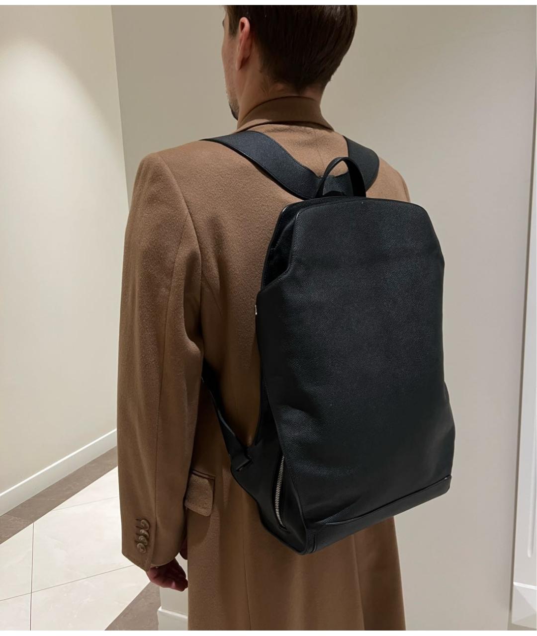 HERMES PRE-OWNED Черный кожаный рюкзак, фото 5