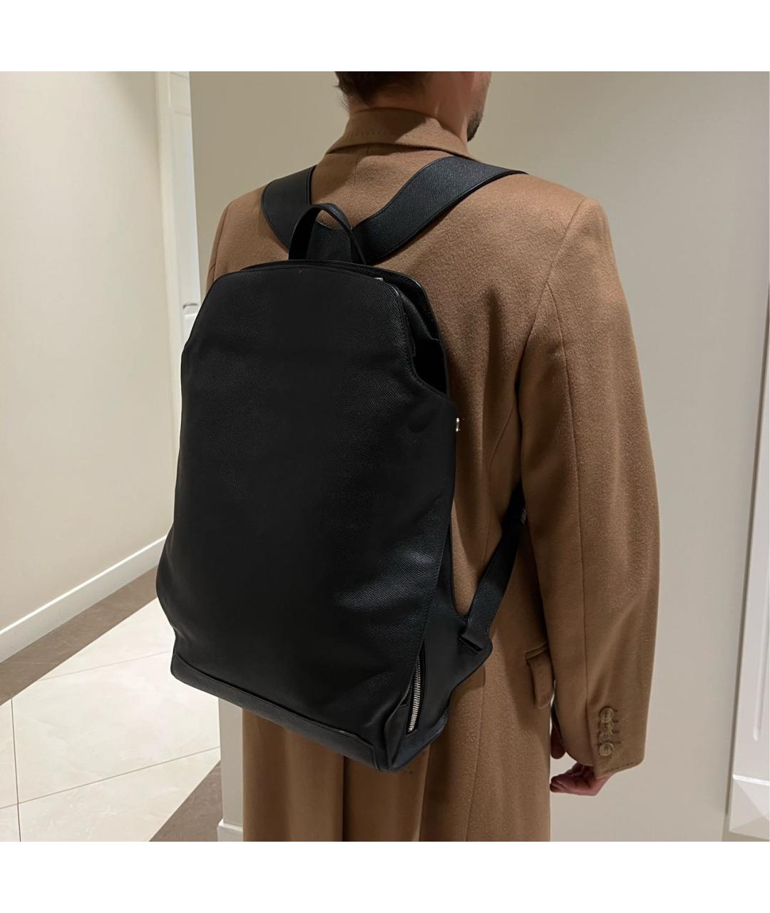 HERMES PRE-OWNED Черный кожаный рюкзак, фото 8