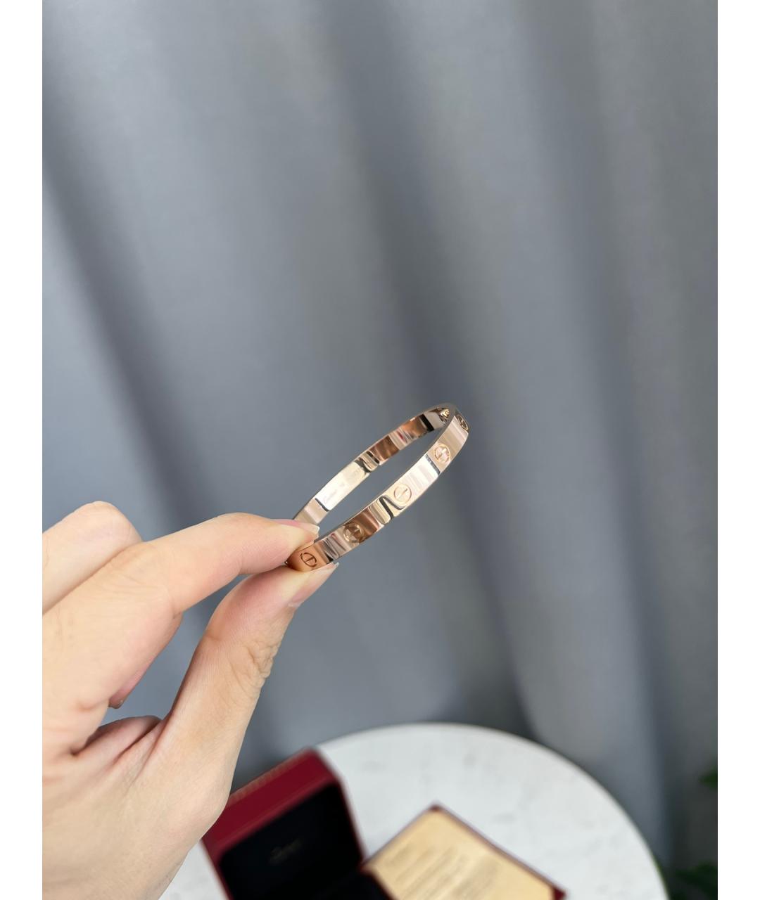 CARTIER Золотой браслет из розового золота, фото 3