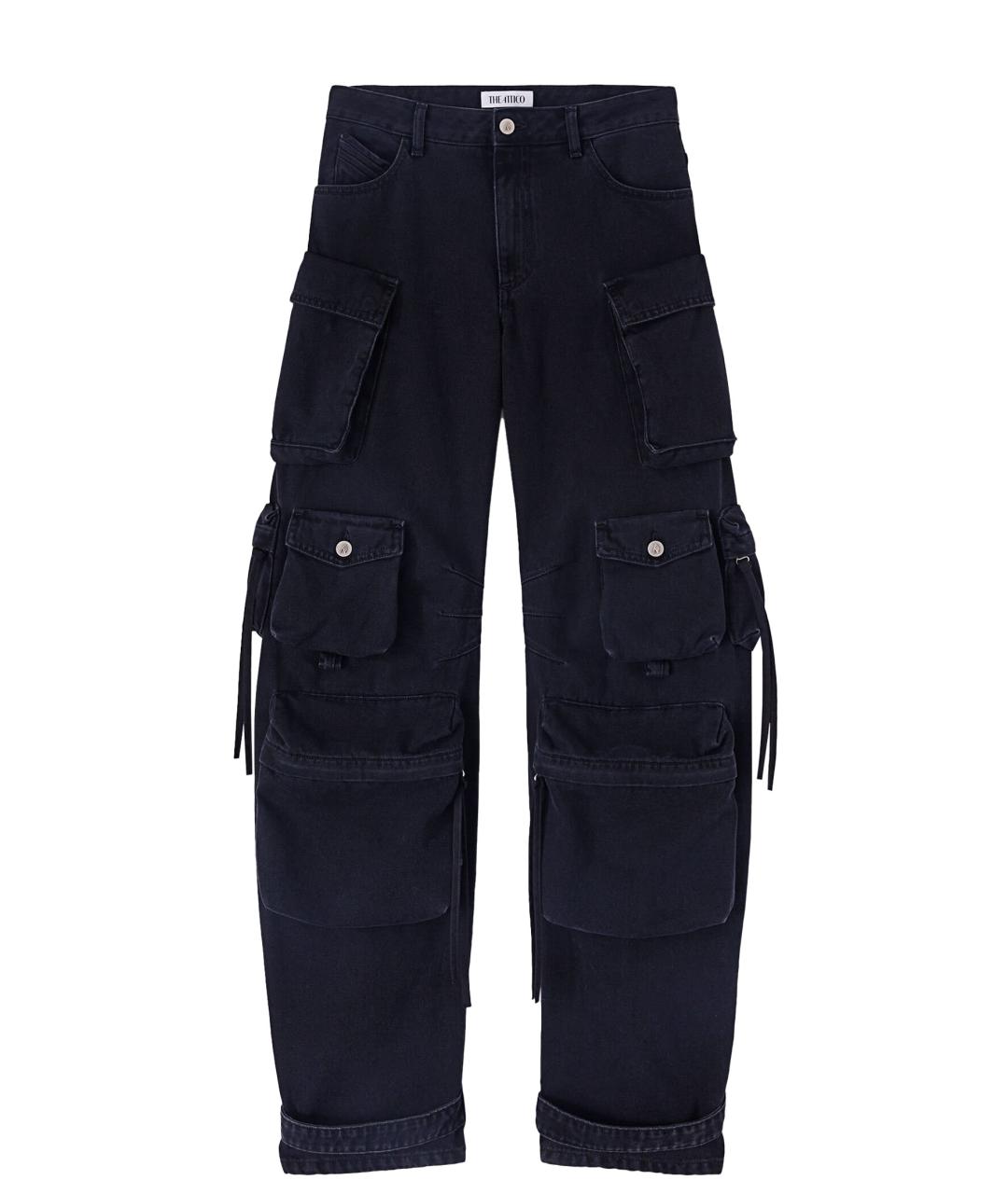 THE ATTICO Черные прямые джинсы, фото 1