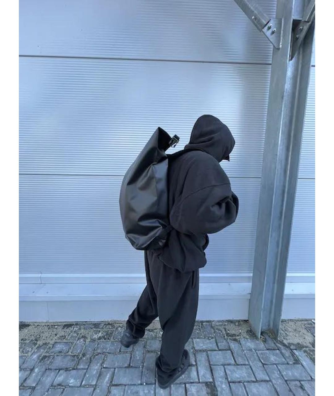 YEEZY Черный синтетический рюкзак, фото 7