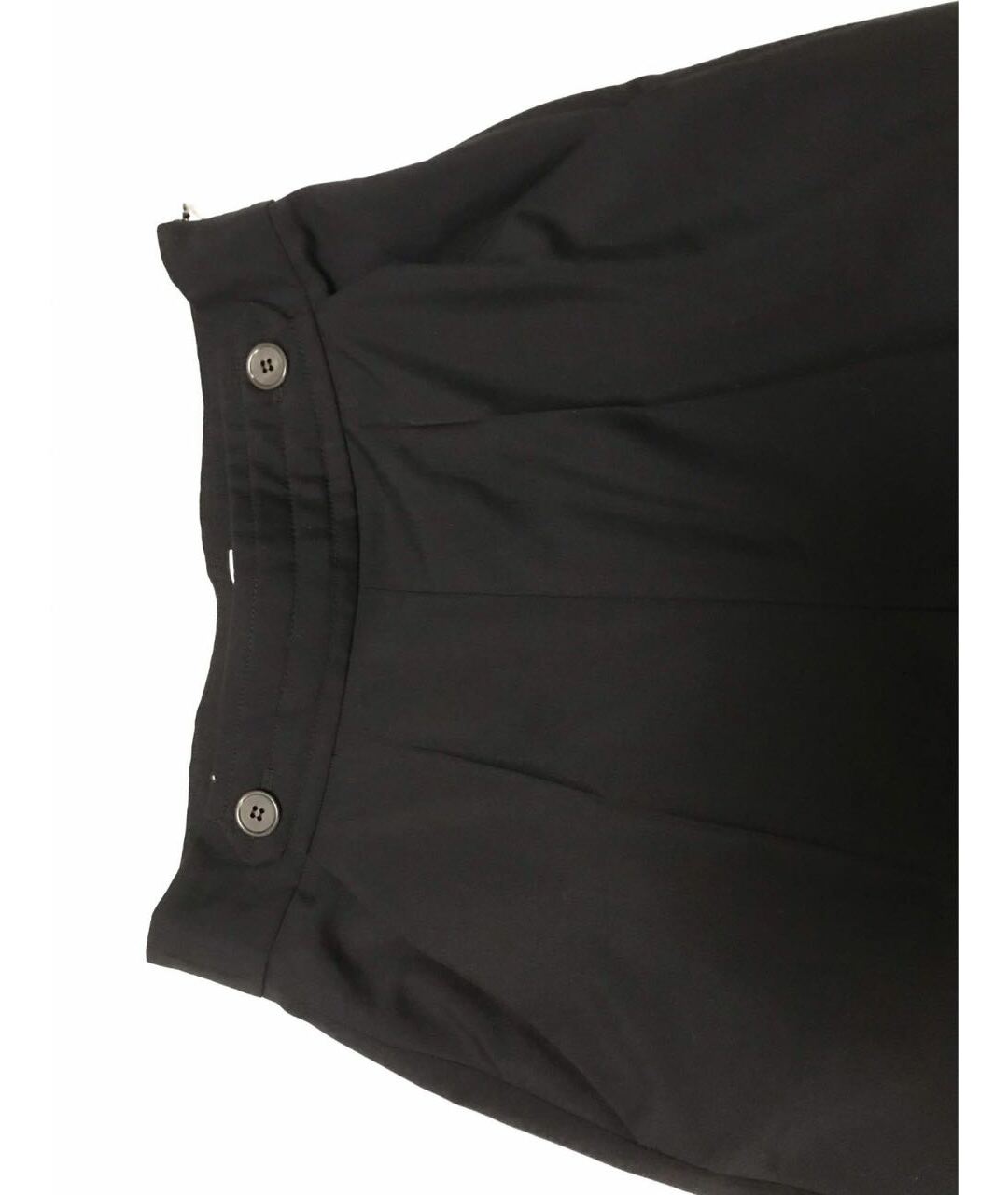 SAINT LAURENT Черные шерстяные брюки широкие, фото 2