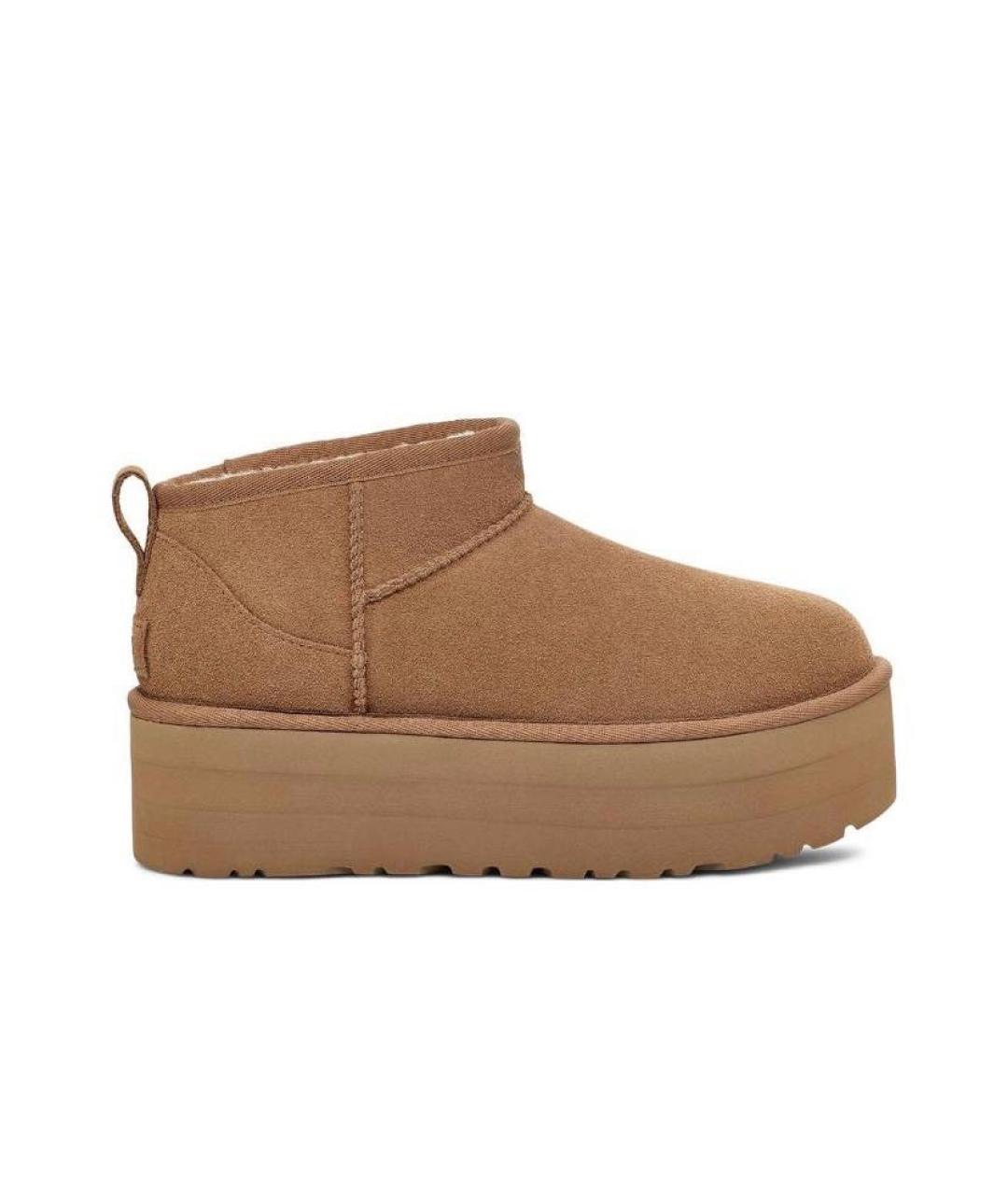 UGG AUSTRALIA Горчичные замшевые ботинки, фото 1