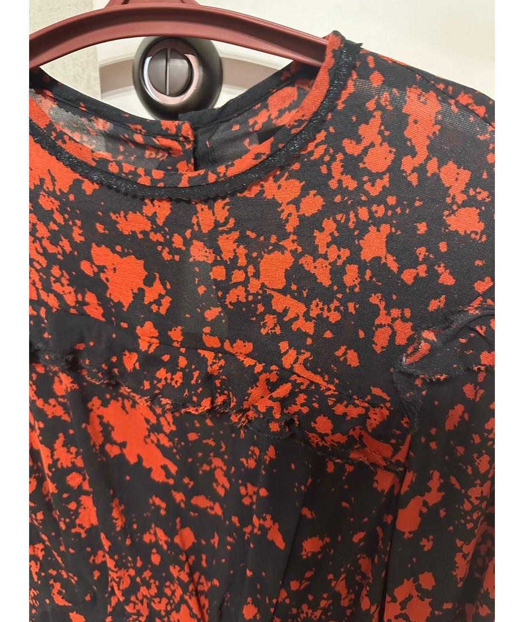 ISABEL MARANT Красное шелковое коктейльное платье, фото 2