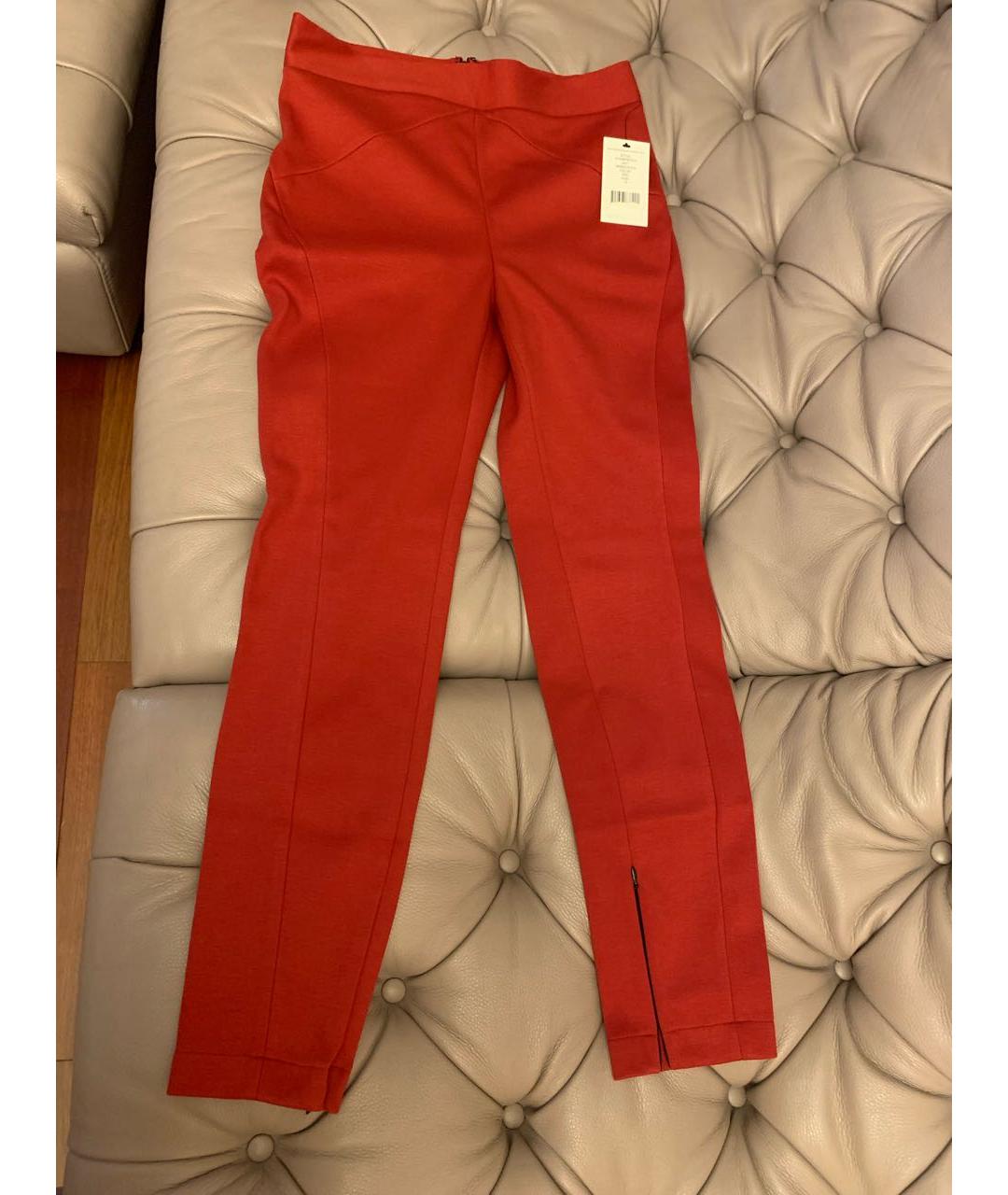 ROBERT RODRIGUEZ Красные брюки узкие, фото 9