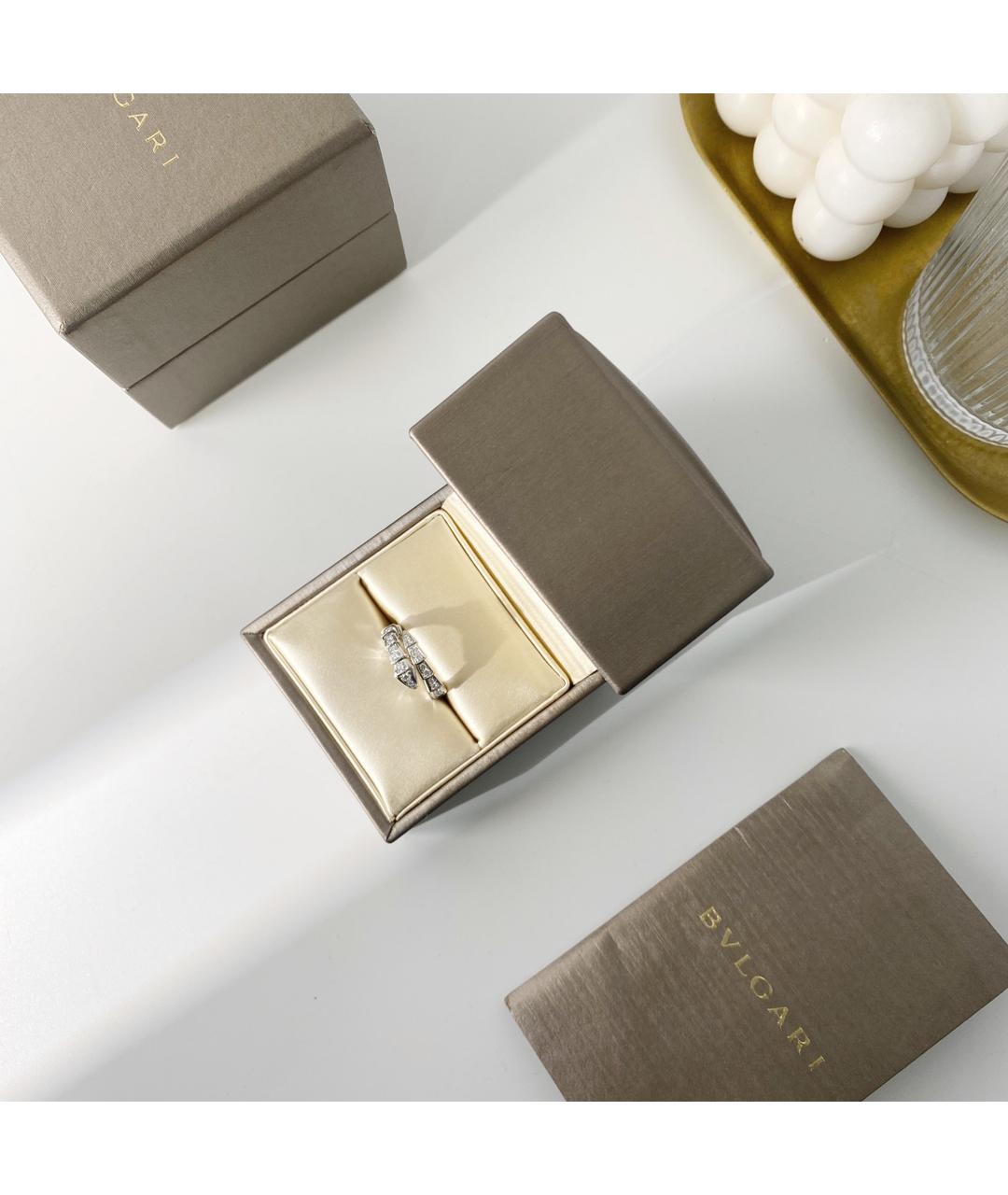 BVLGARI Серебряное кольцо из белого золота, фото 3