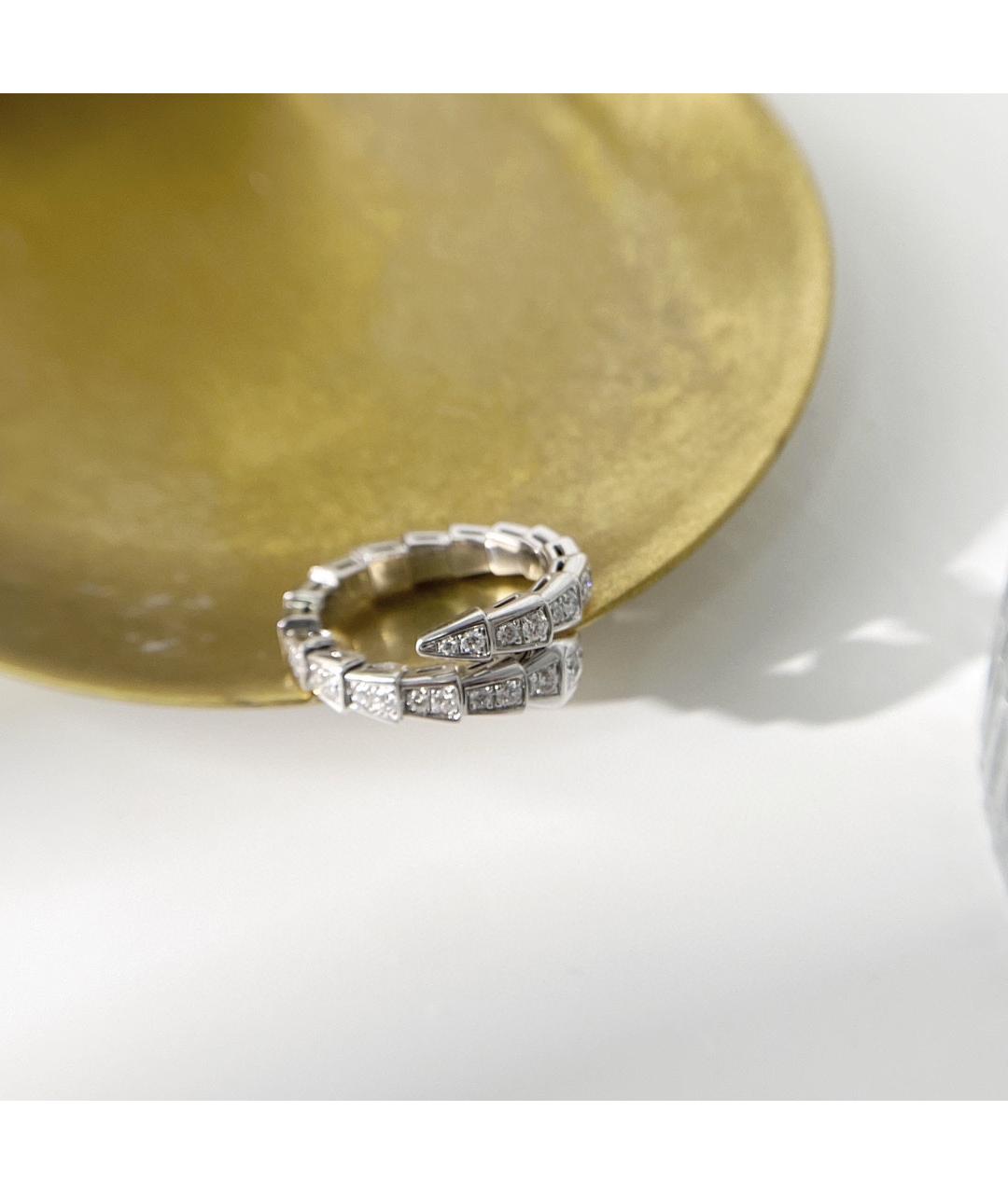 BVLGARI Серебряное кольцо из белого золота, фото 6