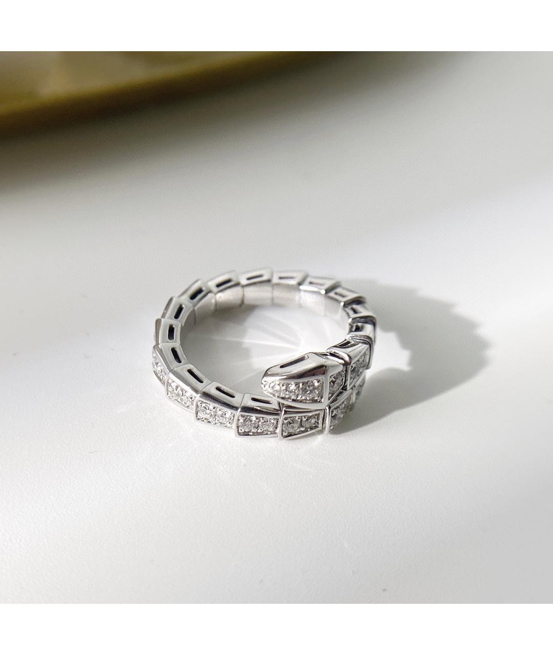 BVLGARI Серебряное кольцо из белого золота, фото 7