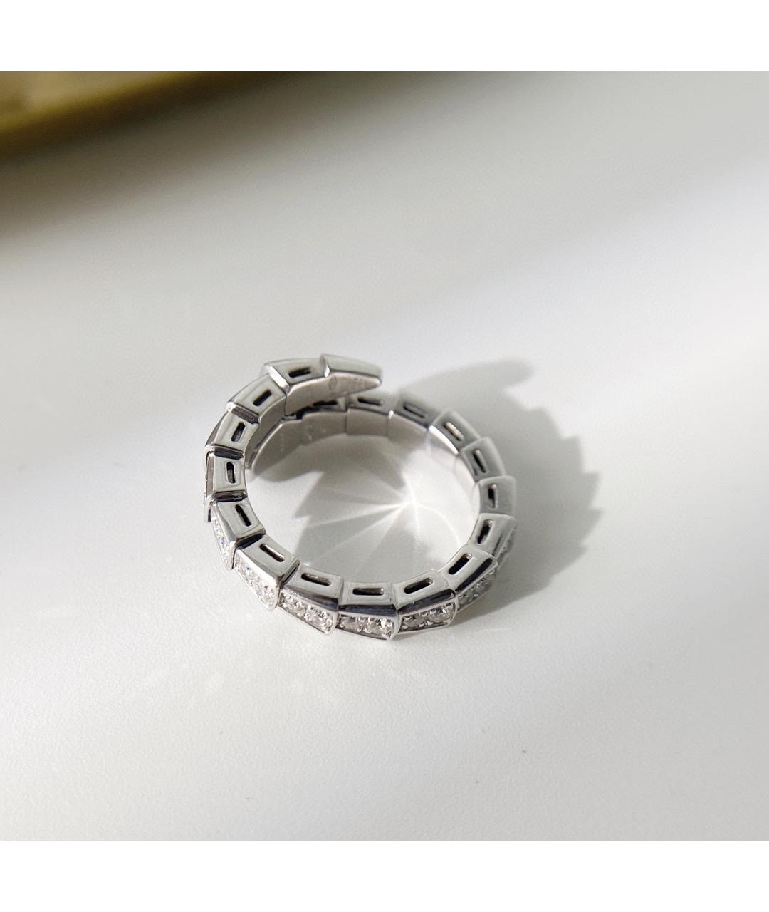 BVLGARI Серебряное кольцо из белого золота, фото 2