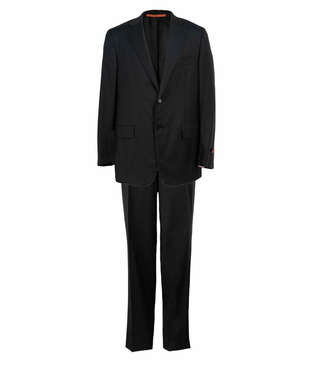 ISAIA Черный классический костюм, фото 1