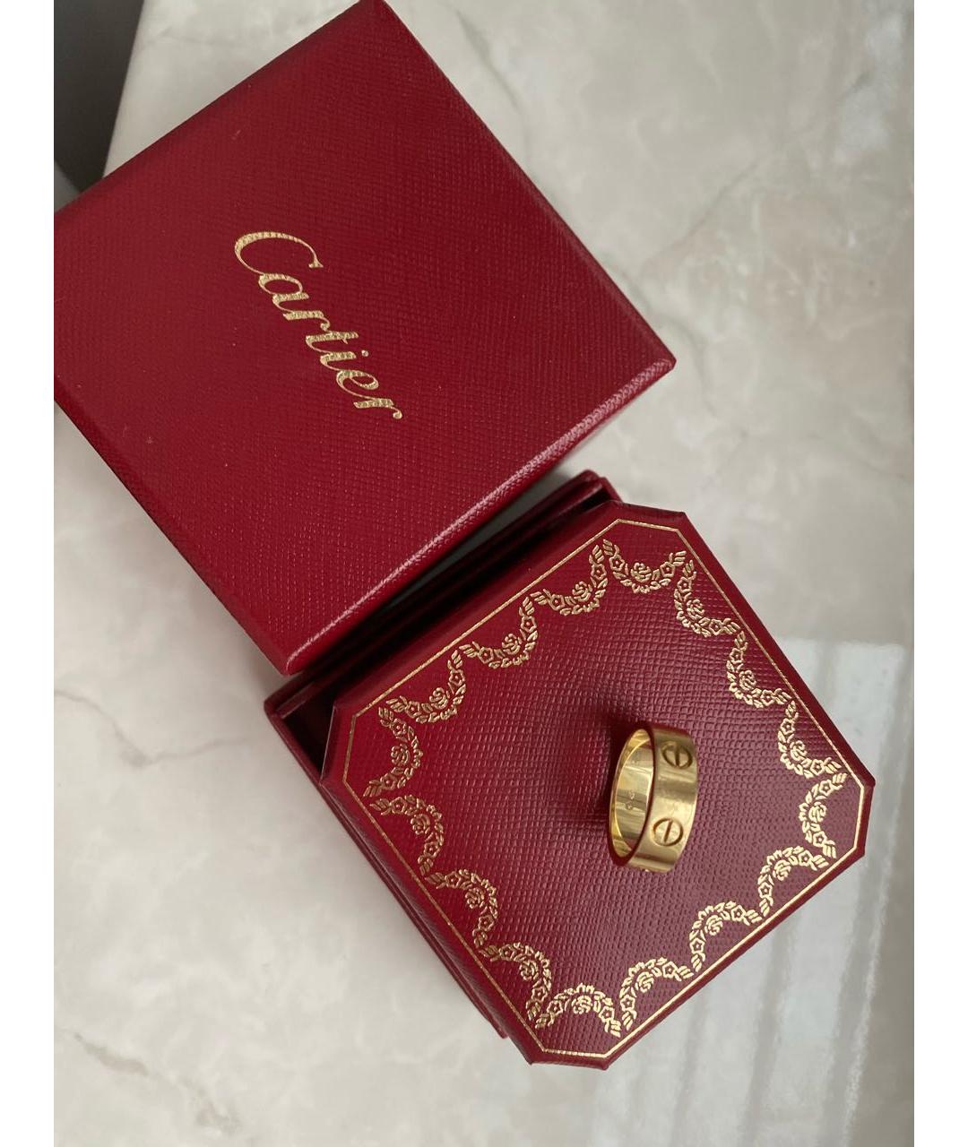 CARTIER Желтое кольцо из желтого золота, фото 2