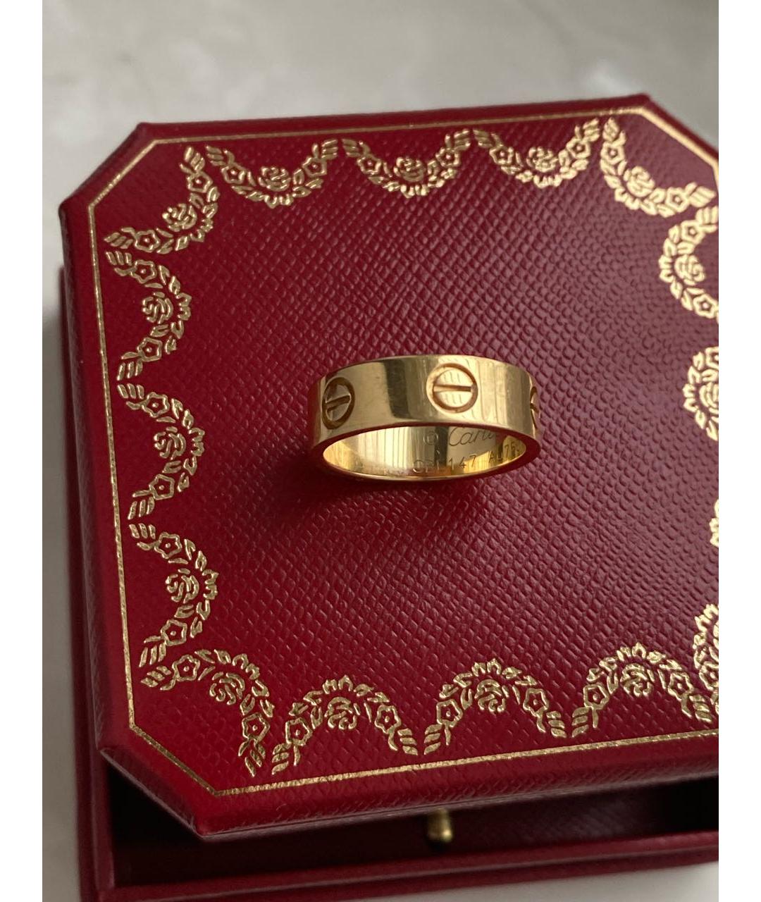 CARTIER Желтое кольцо из желтого золота, фото 4