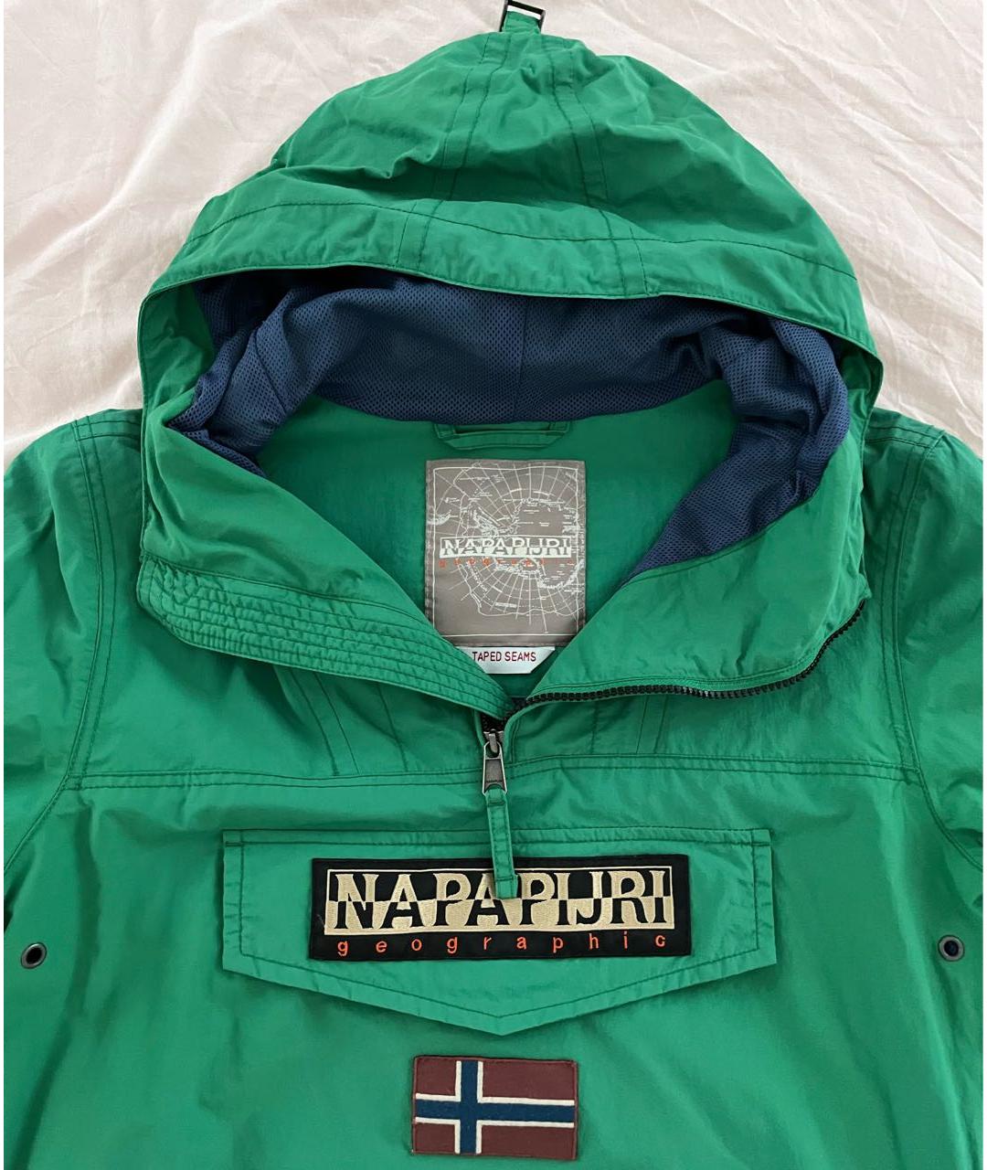 NAPAPIJRI Зеленая полиэстеровая куртка, фото 3
