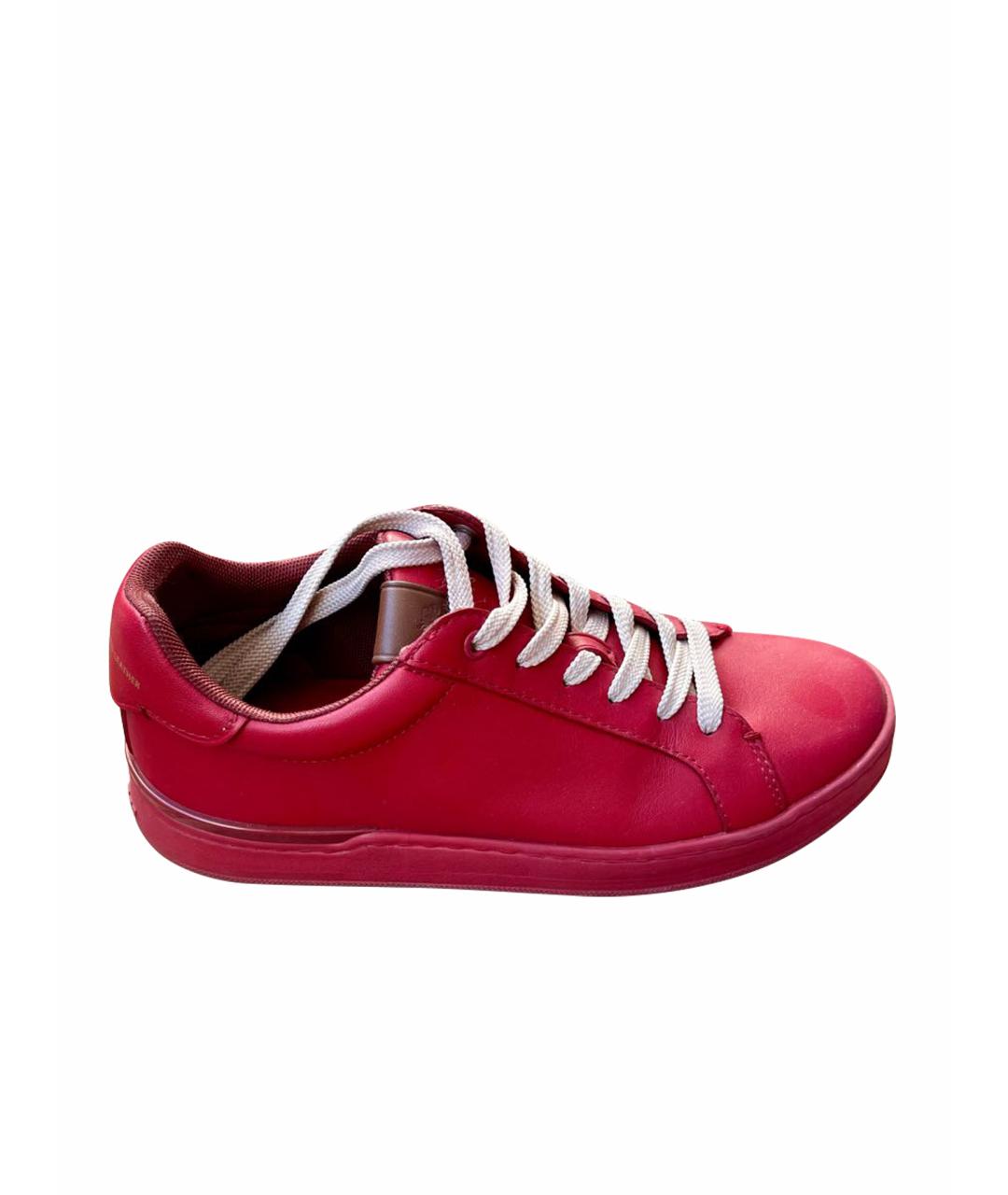 Coach deals red shoes