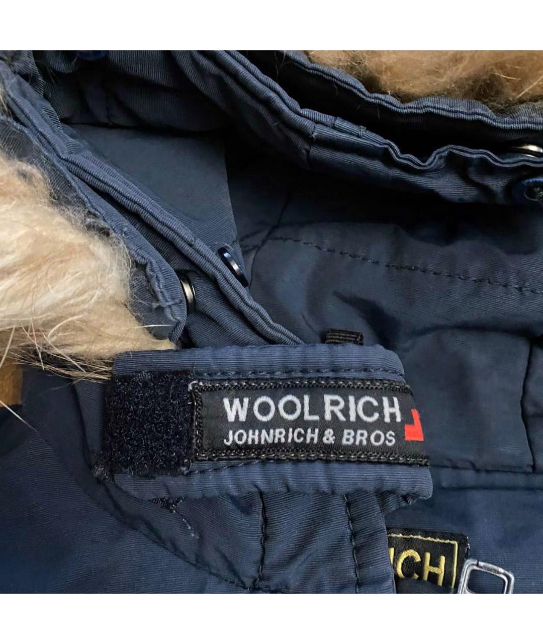 WOOLRICH Темно-синяя хлопковая парка, фото 7