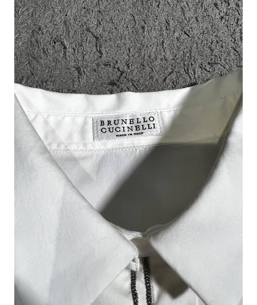 BRUNELLO CUCINELLI Белая рубашка, фото 3