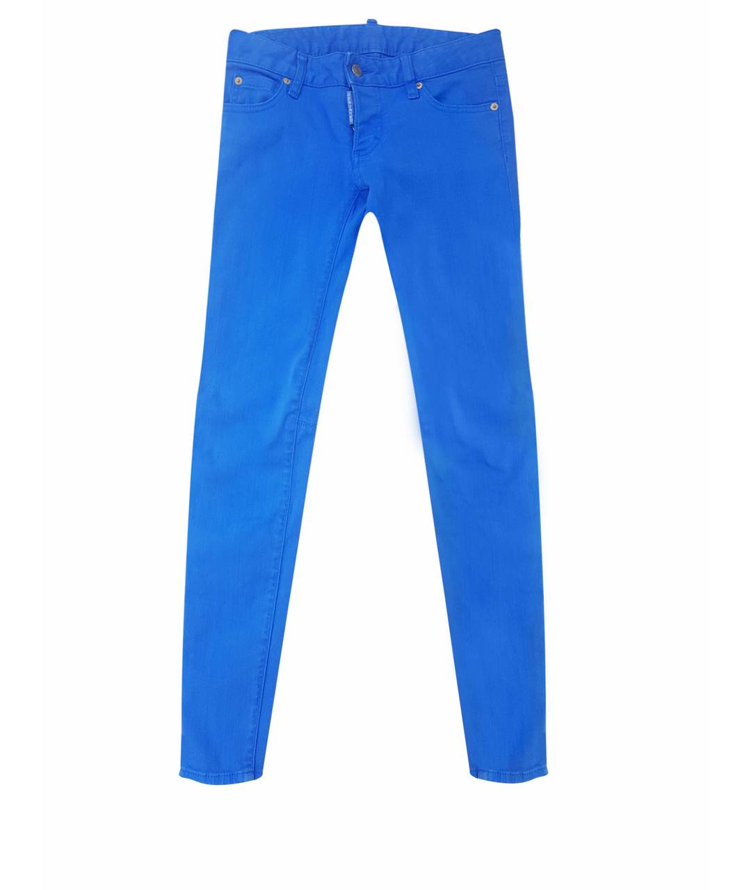 DSQUARED2 Голубые хлопковые джинсы слим, фото 1