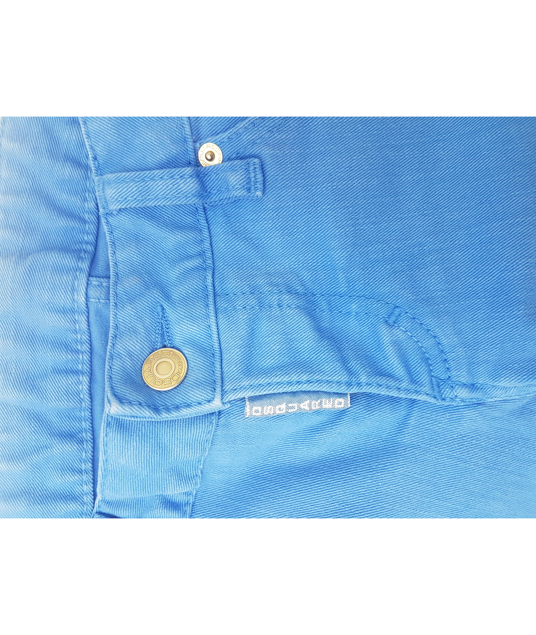 DSQUARED2 Голубые хлопковые джинсы слим, фото 4