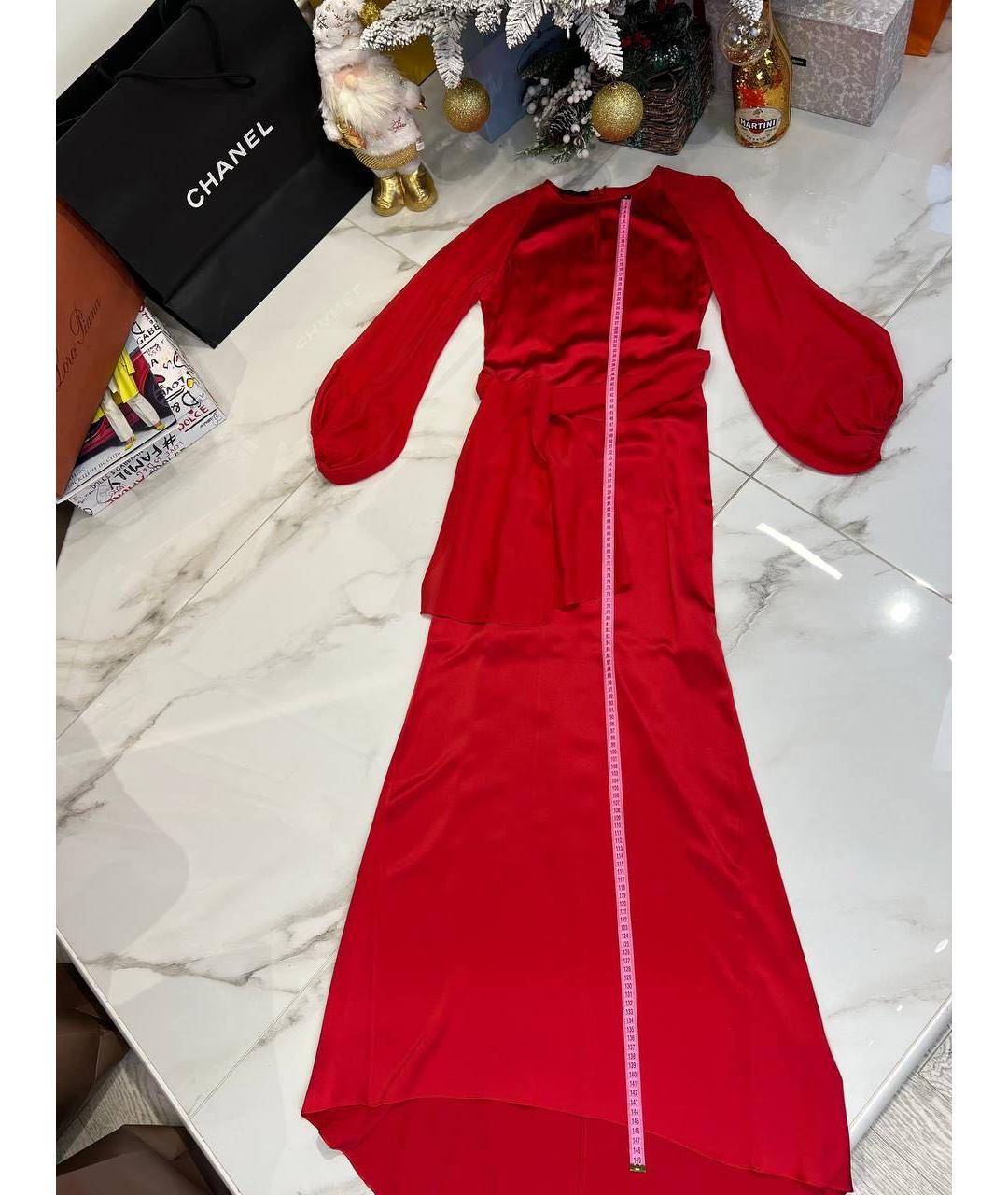 CAROLINA HERRERA Красное вечернее платье, фото 4