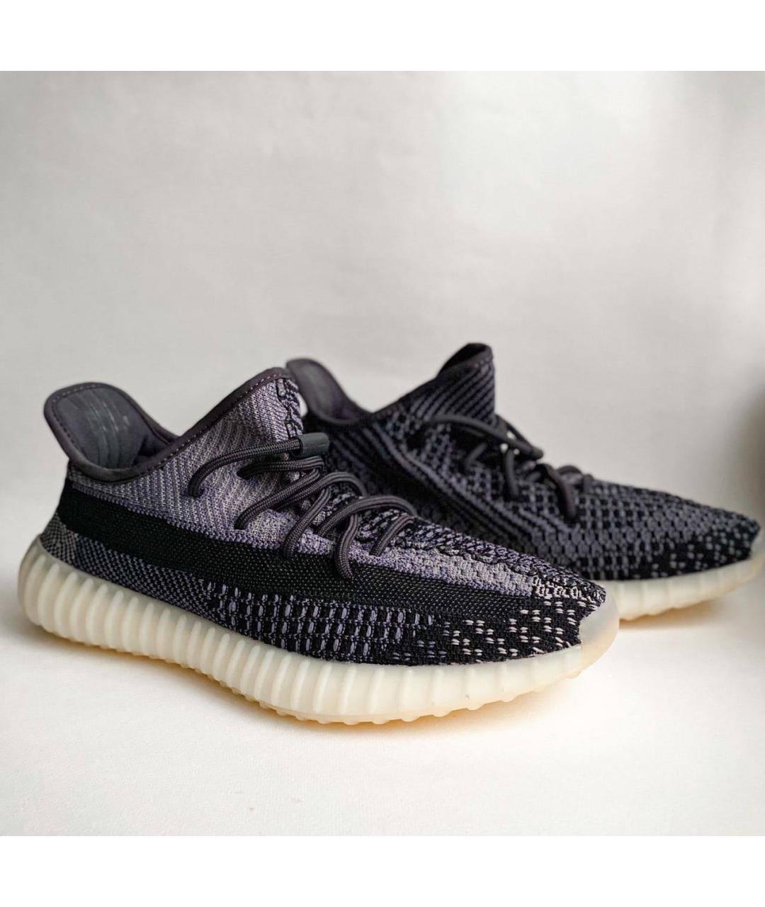 ADIDAS YEEZY Черные текстильные кроссовки, фото 2