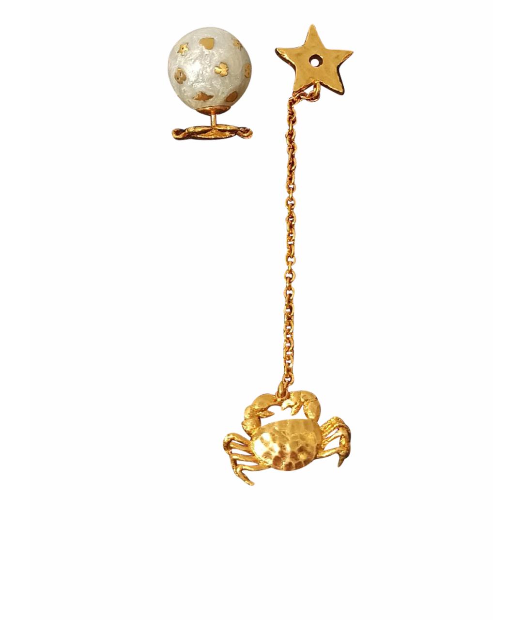 CHRISTIAN DIOR Золотые серьги, фото 1