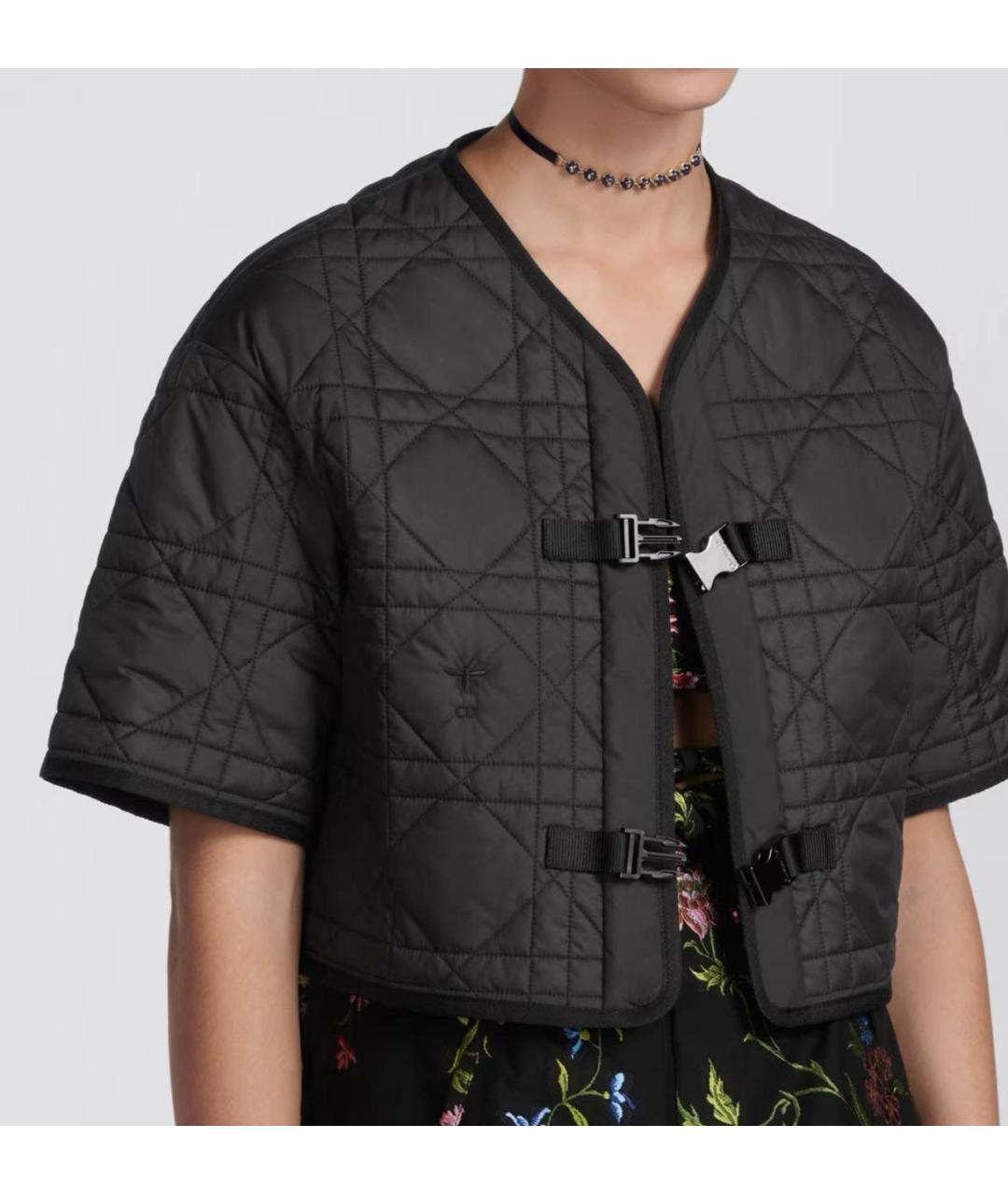 CHRISTIAN DIOR Черная полиэстеровая куртка, фото 4