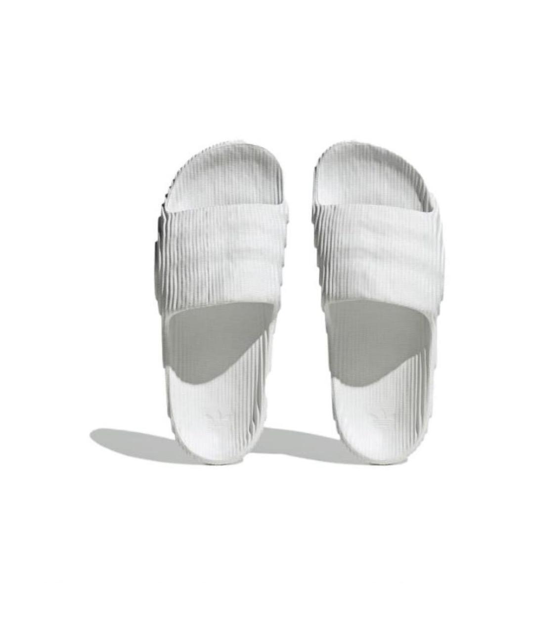 ADIDAS Белые шлепанцы, фото 3