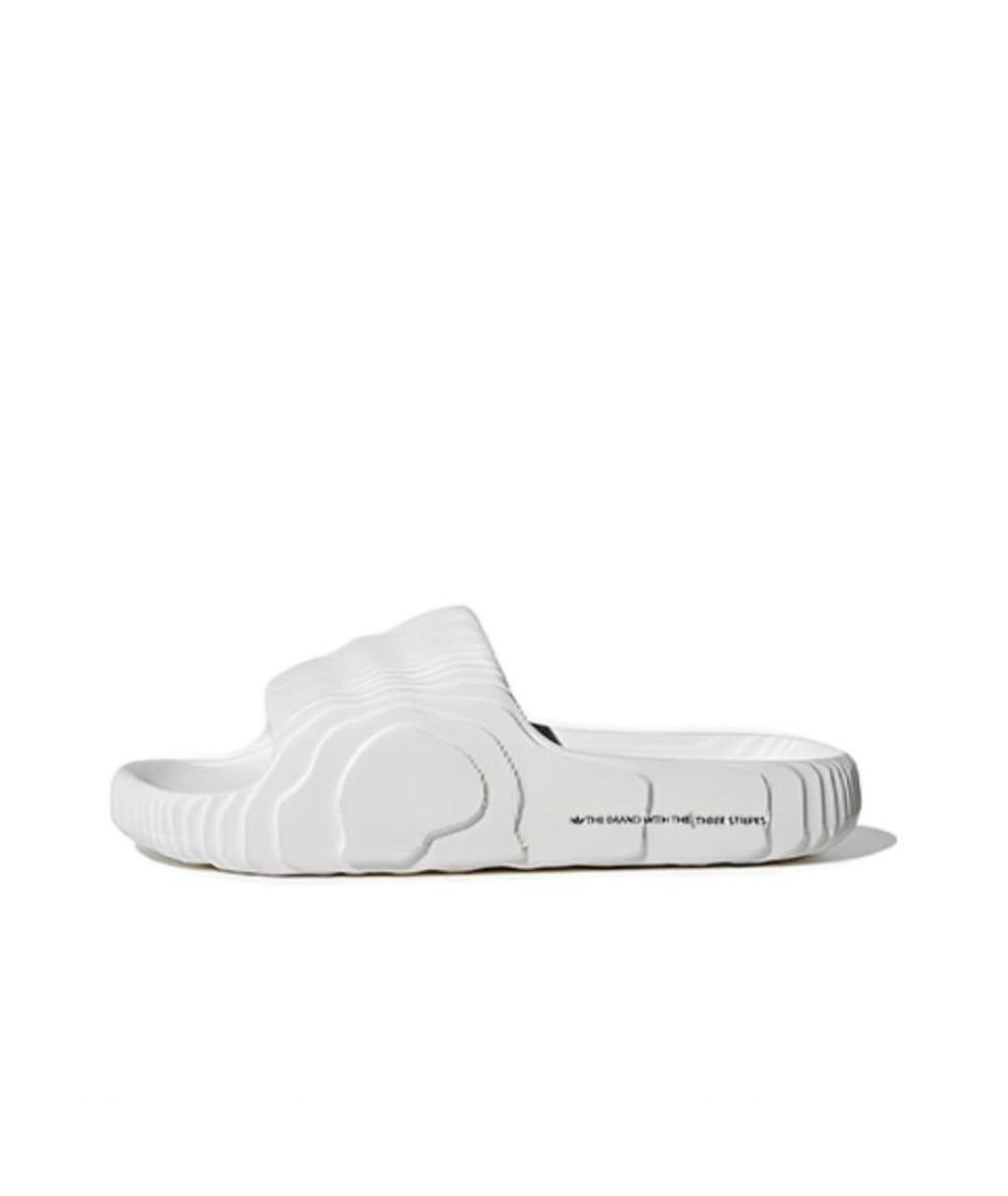 ADIDAS Белые шлепанцы, фото 5